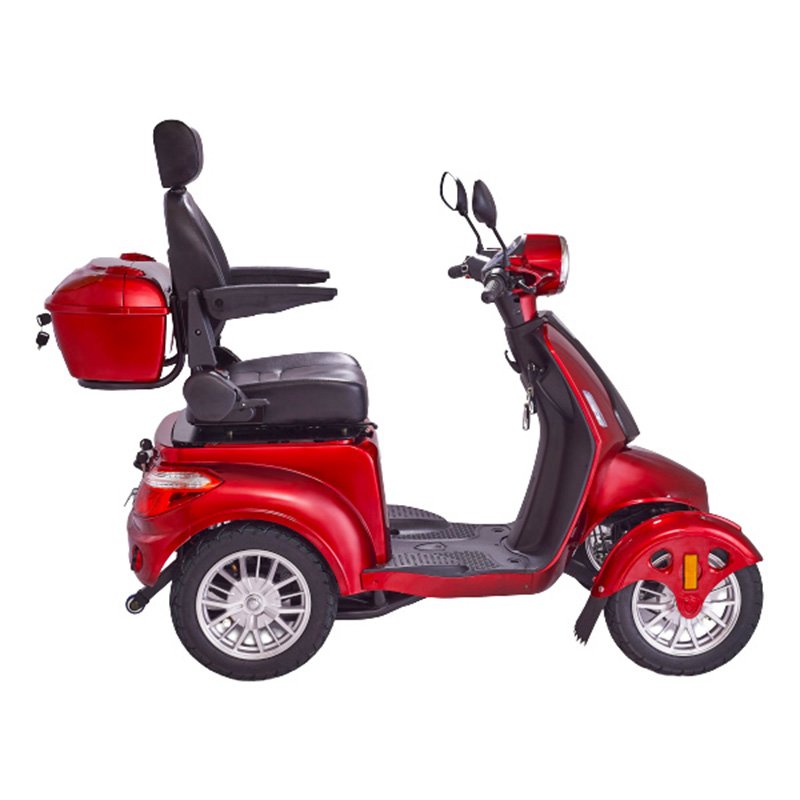 Four wheels motorized 500w 800w 1000w power motor electric scooter for the elderly and handicapped