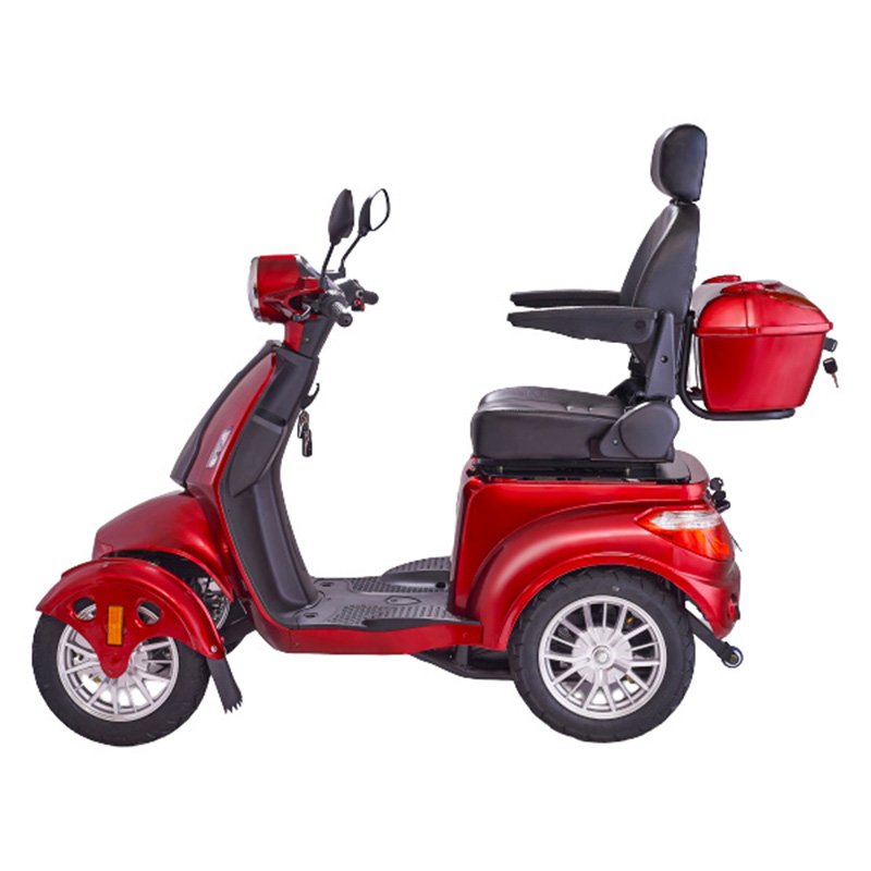 Four wheels motorized 500w 800w 1000w power motor electric scooter for the elderly and handicapped