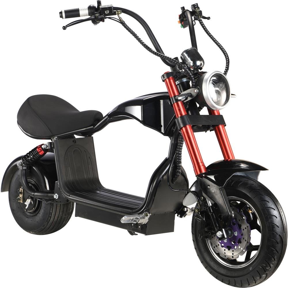 Gaea M1P Eu Warehouse 800W 12AH Battery E Chopper Electric Scooter Citycoco for adults