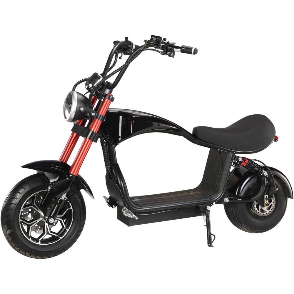Gaea M1P Eu Warehouse 800W 12AH Battery E Chopper Electric Scooter Citycoco for adults
