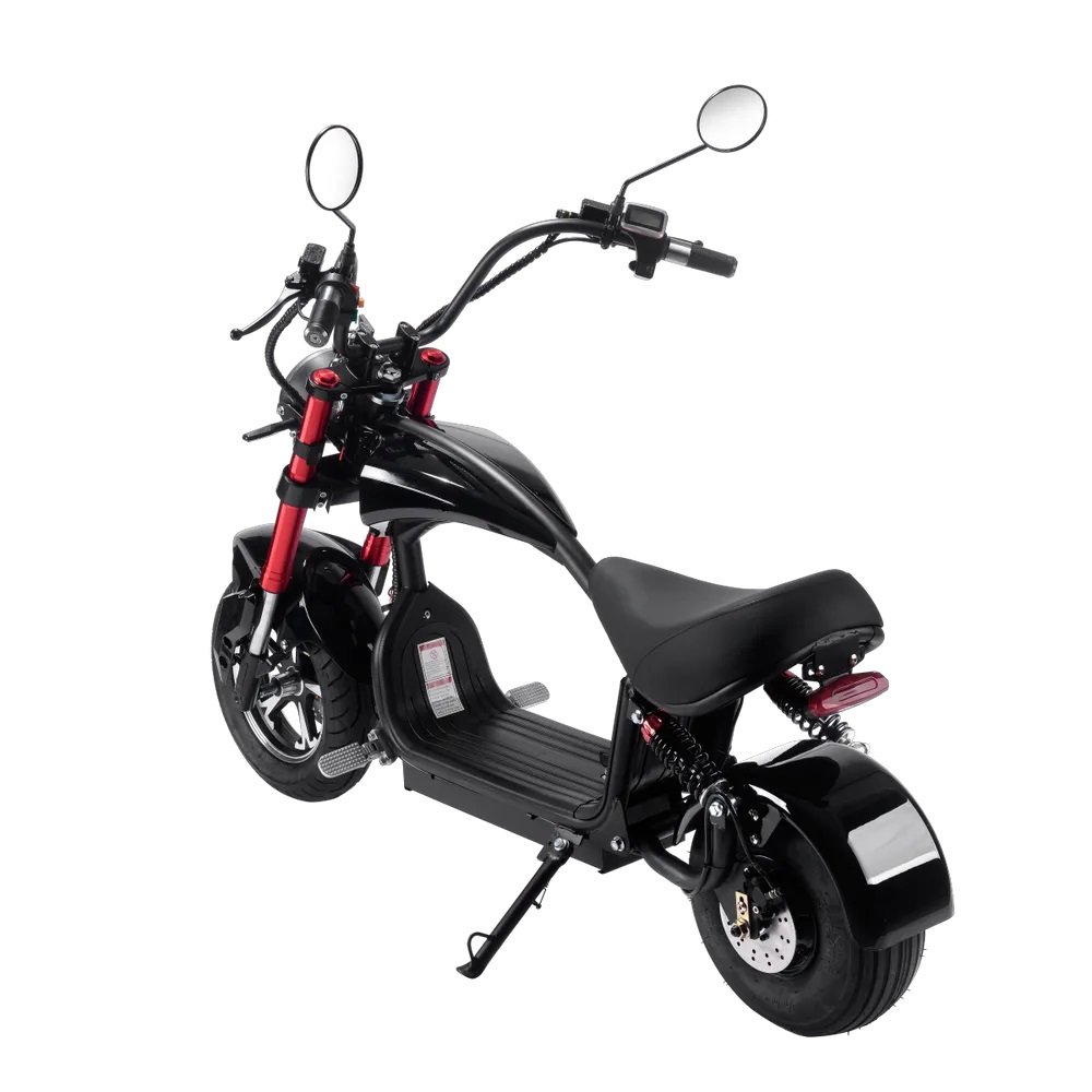 Gaea M1P Eu Warehouse 800W 12AH Battery E Chopper Electric Scooter Citycoco for adults