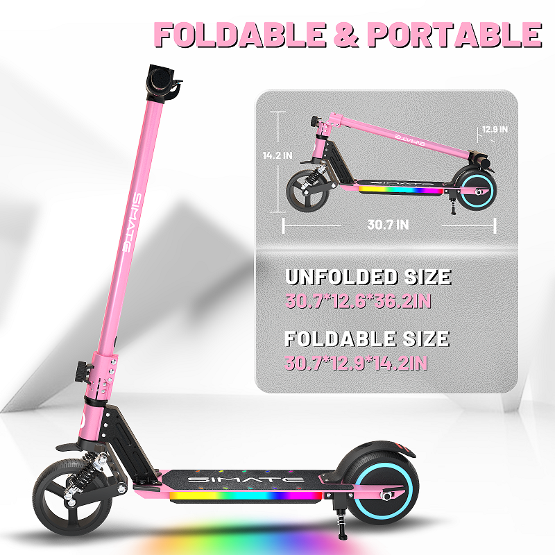 Wholesale 130W Children Electric Scooter Kids Two Wheels Electric Brake Scooter For Kid