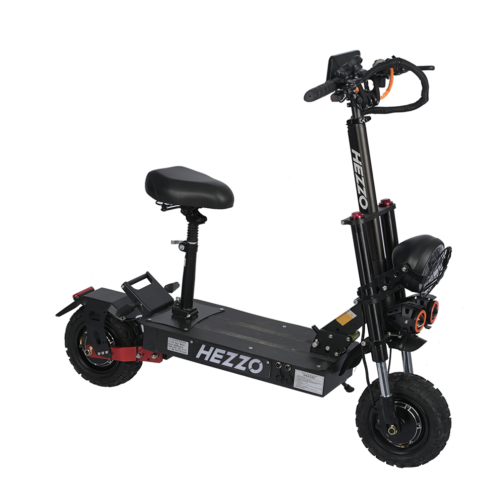 High speed best quality 11inch fat tire strong power off road kick electric scooter 6000W 5600w 60v 45ah with seat for adult