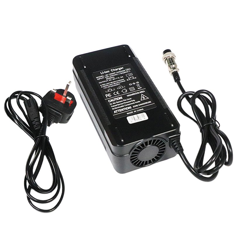 New Image 54.6V2A Charger For Kugoo M4 M4 Pro C1 X1 Electric Scooter Charger Adapter Charger GX Plug (1+3-) Scooter Parts