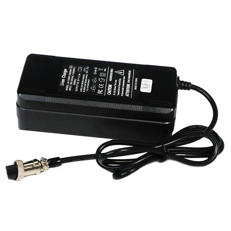 New Image 54.6V2A Charger For Kugoo M4 M4 Pro C1 X1 Electric Scooter Charger Adapter Charger GX Plug (1+3-) Scooter Parts