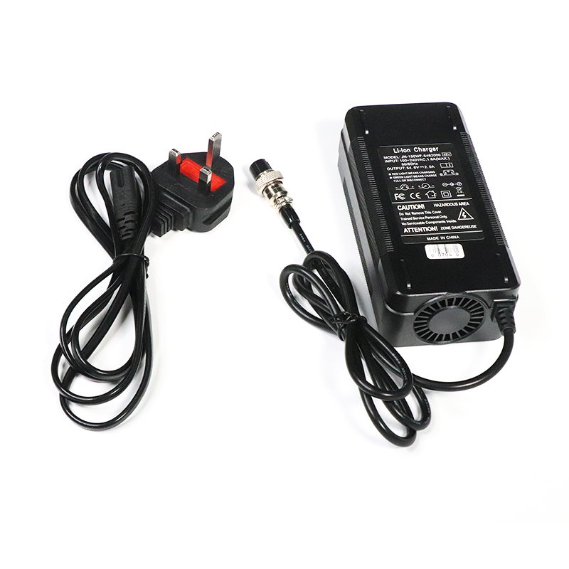 New Image 54.6V2A Charger For Kugoo M4 M4 Pro C1 X1 Electric Scooter Charger Adapter Charger GX Plug (1+3-) Scooter Parts