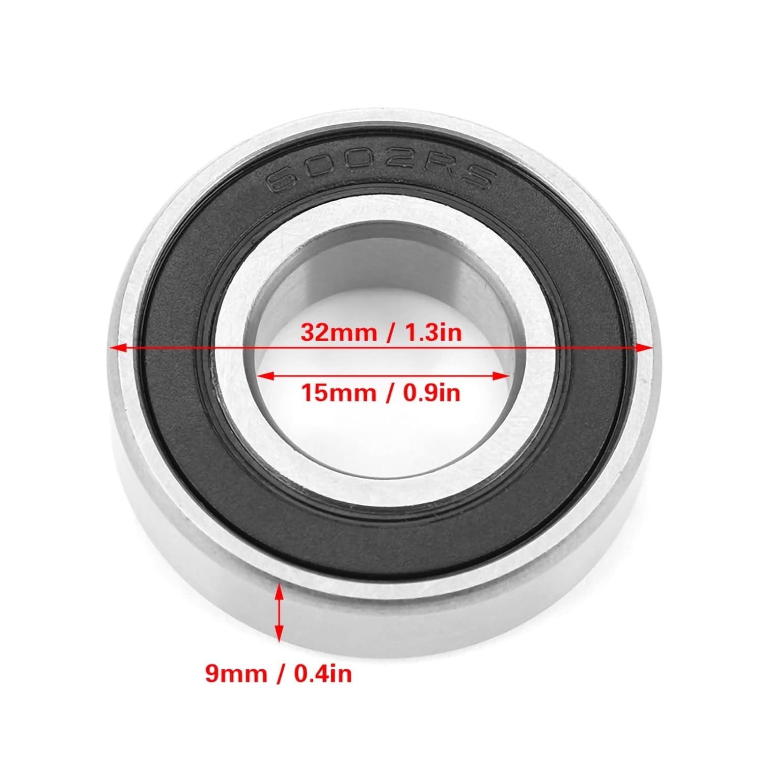 EU Warehouse Electric Scooter 6002RS Low Noise High Precision Bearing For M365 Scooter Parts And Accessories