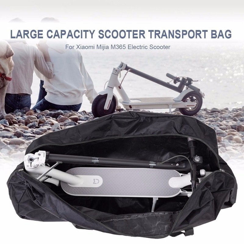Folding Electric Scooter Loading Bag Black Portable Handbag Waterproof Storage Bag for M365