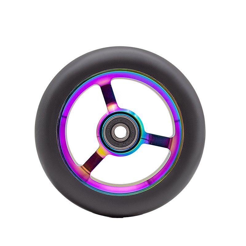 Factory Direct Scooter Parts Aluminum Alloy Wheels for Kids' Electric Self-Balancing and Stunt Kick Scooters