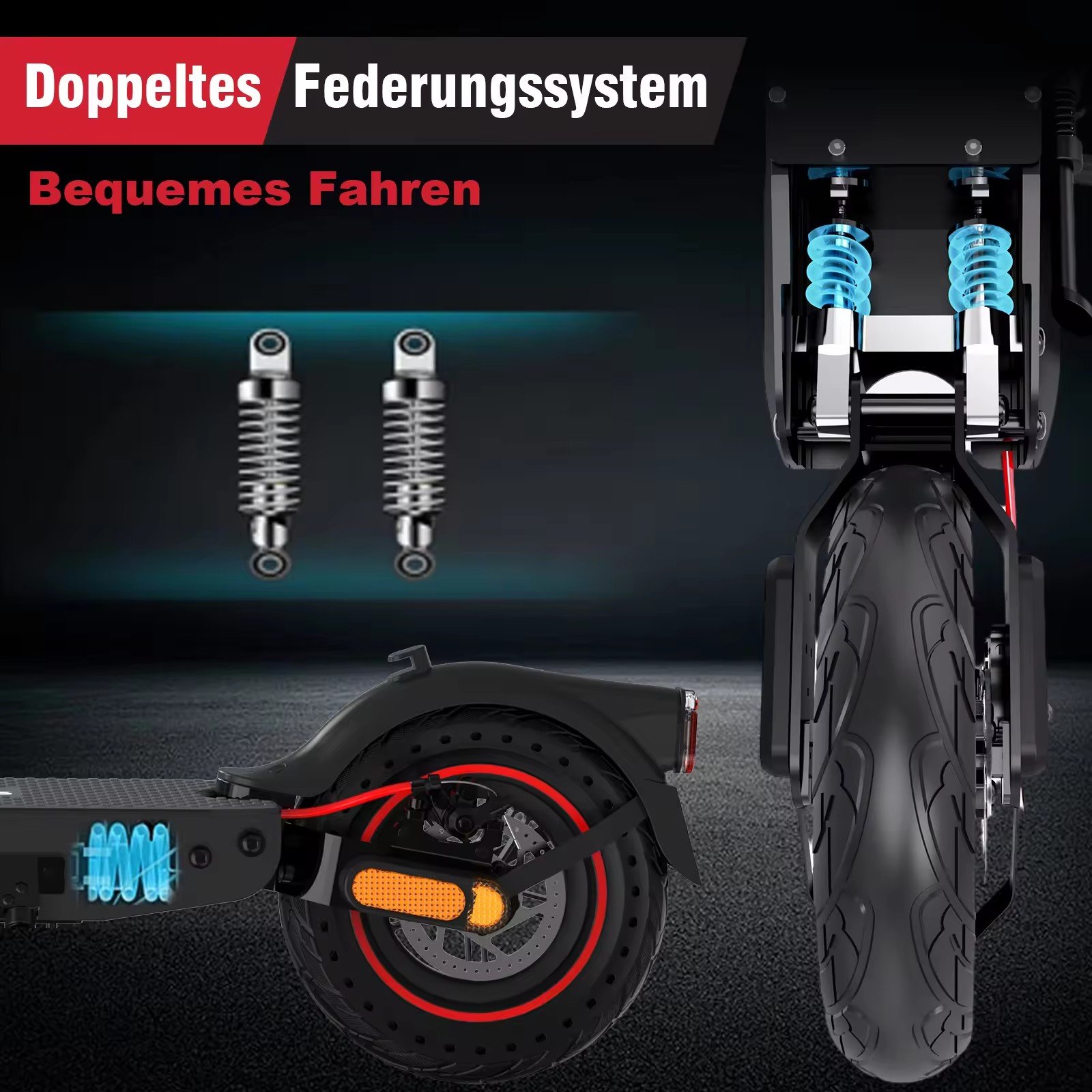EU Warehouse EVERCROSS EV10K Pro ABE Electric Scooter for Adult 35KM Range High Speed 25km/h Folding E scooter