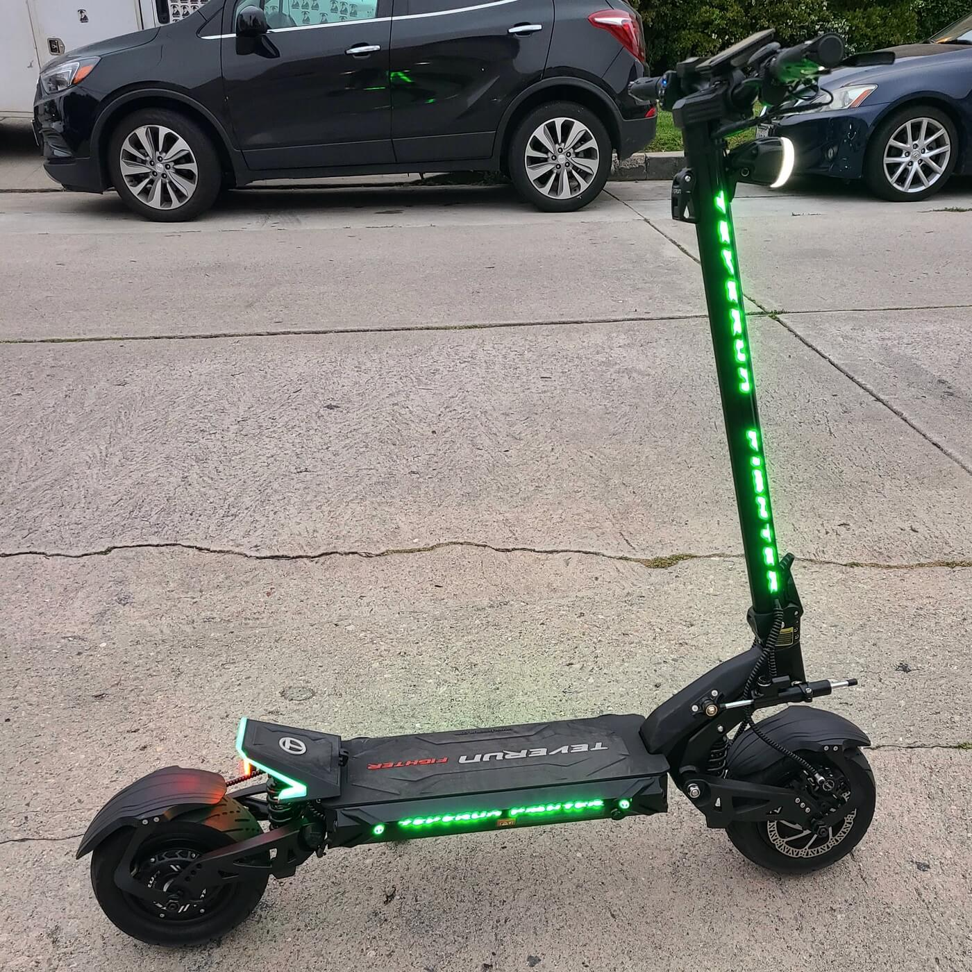 Electric Scooters Teverun FIGHTER ELEVEN+ E Scooter 5000W Motor 60V 2 Wheel Electric Scooter Powerful