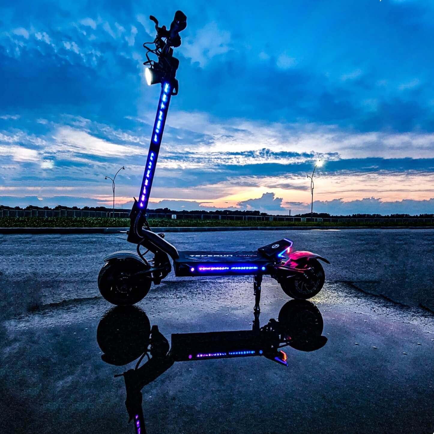 Electric Scooters Teverun FIGHTER ELEVEN+ E Scooter 5000W Motor 60V 2 Wheel Electric Scooter Powerful