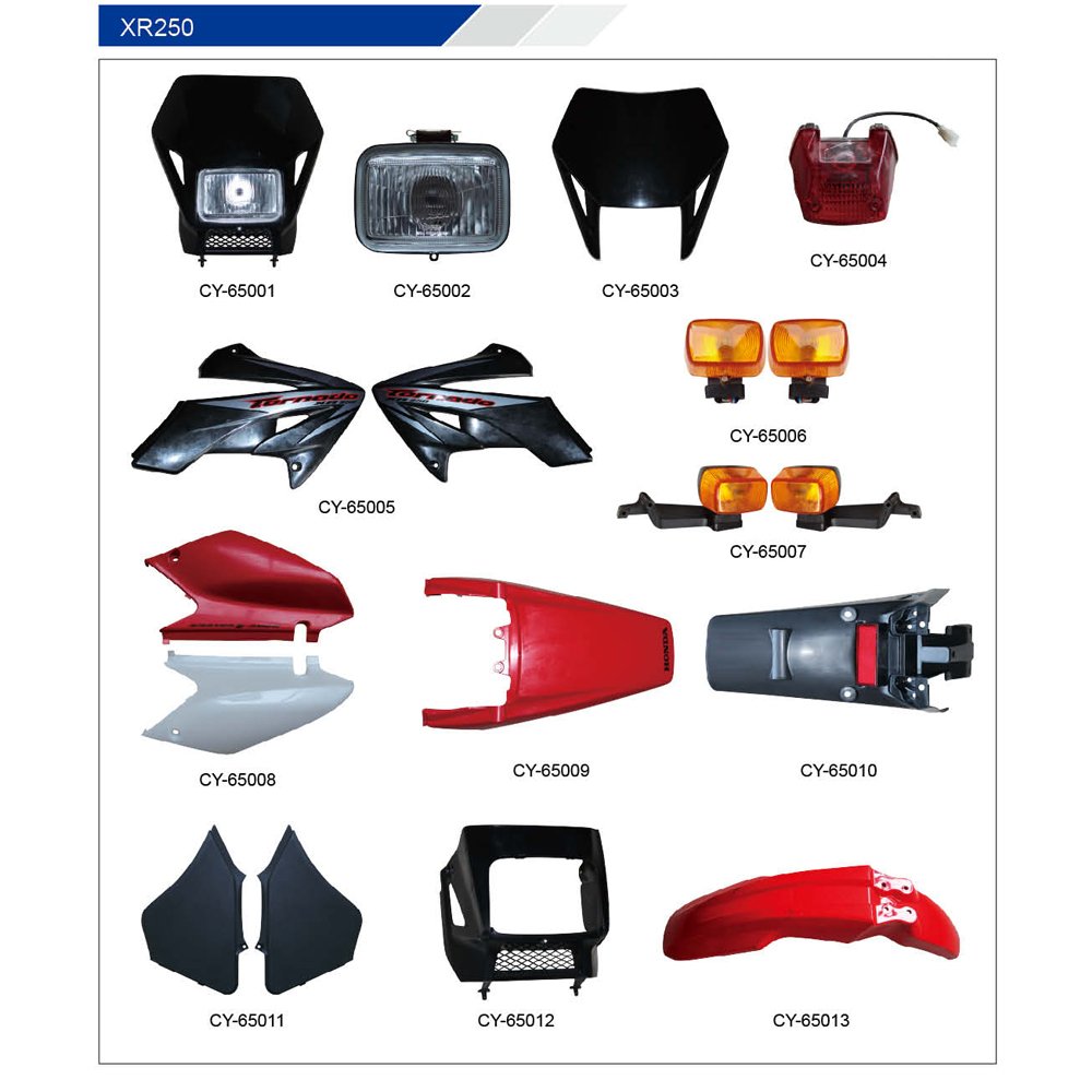 Motorcycle parts for TVS APACHE plastic parts headlight side cover CDI chain Sprocket tail light speedometer cylinder carburetor