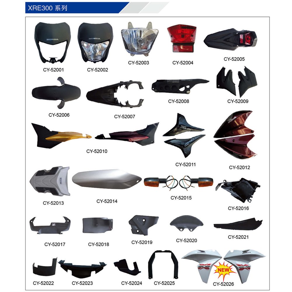 Motorcycle parts for TVS APACHE plastic parts headlight side cover CDI chain Sprocket tail light speedometer cylinder carburetor