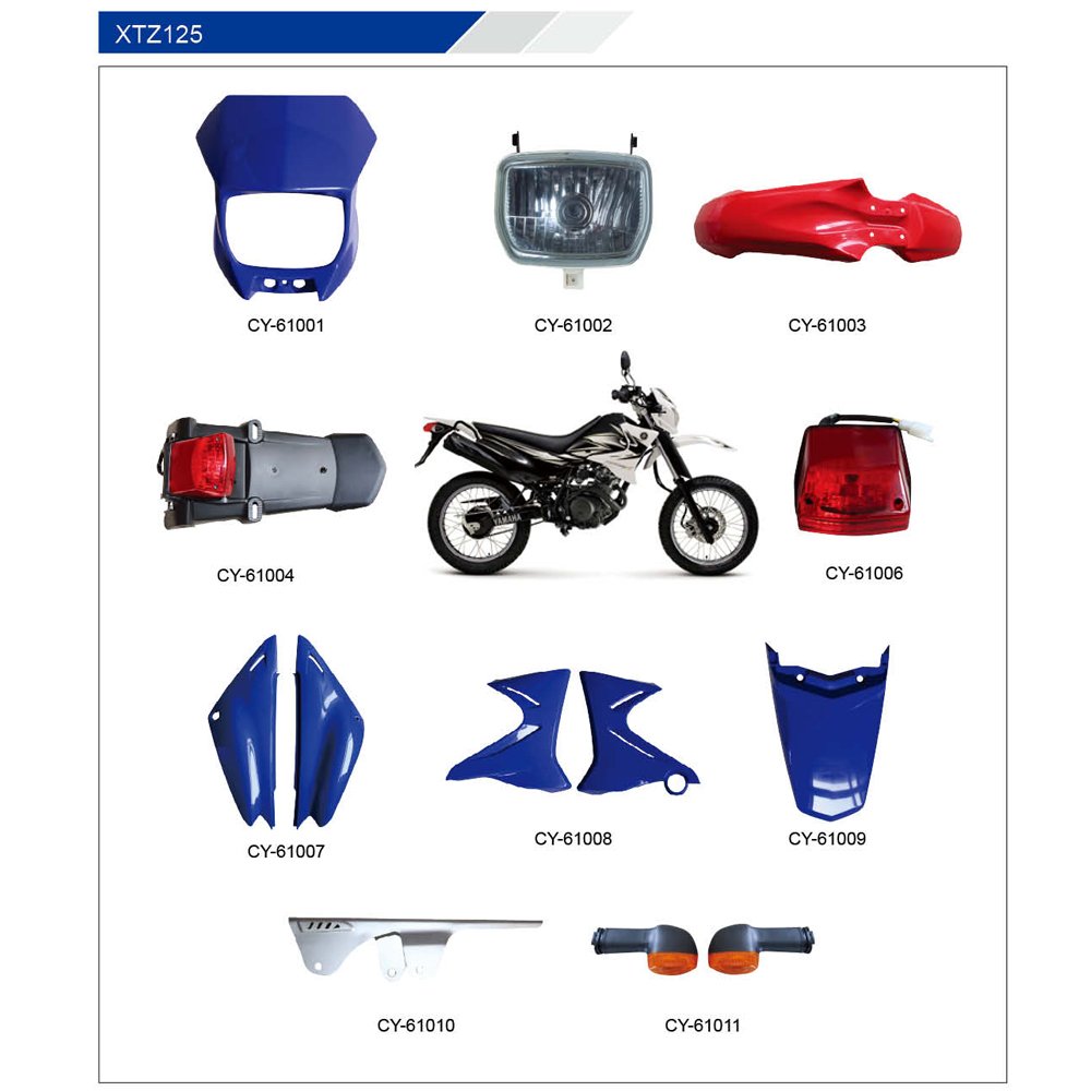 Motorcycle parts for TVS APACHE plastic parts headlight side cover CDI chain Sprocket tail light speedometer cylinder carburetor