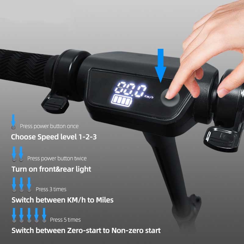 QMWHEEL E-scooter Patinetes Electrico Para Adultos Foldable Electric Scooter Adult High Quality 8inch Unisex Aluminum Alloy 36V