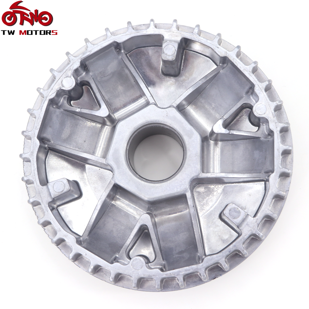 Motorcycle Parts Engine Assembly Front Drive Clutch Variator Pulley Drive Face Assy For HJ100 HJ100T-2/3/7 100cc