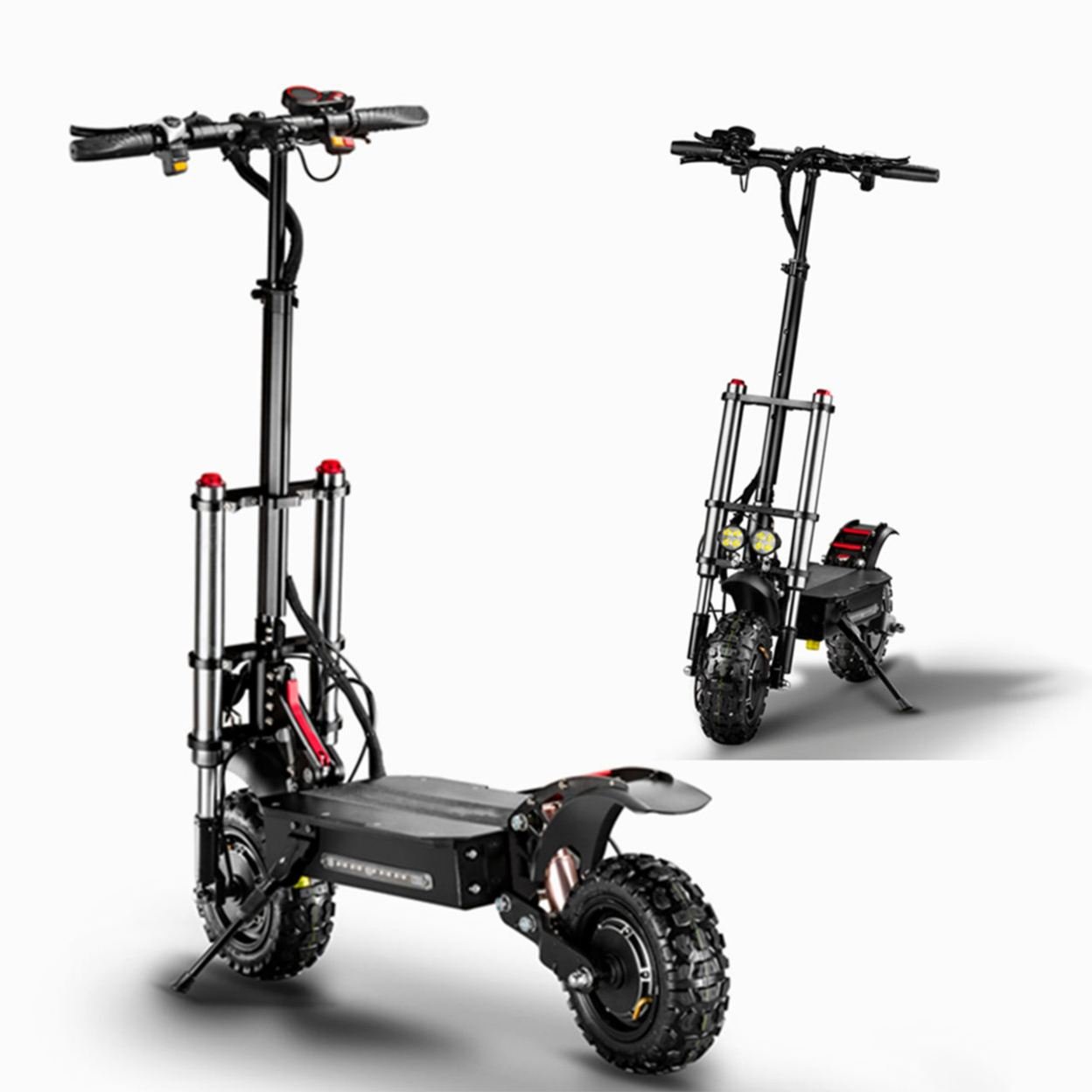 BOYUEDA electric scooter 60v dual drive 6000w high performance off-road lithium battery scooter foldable portable