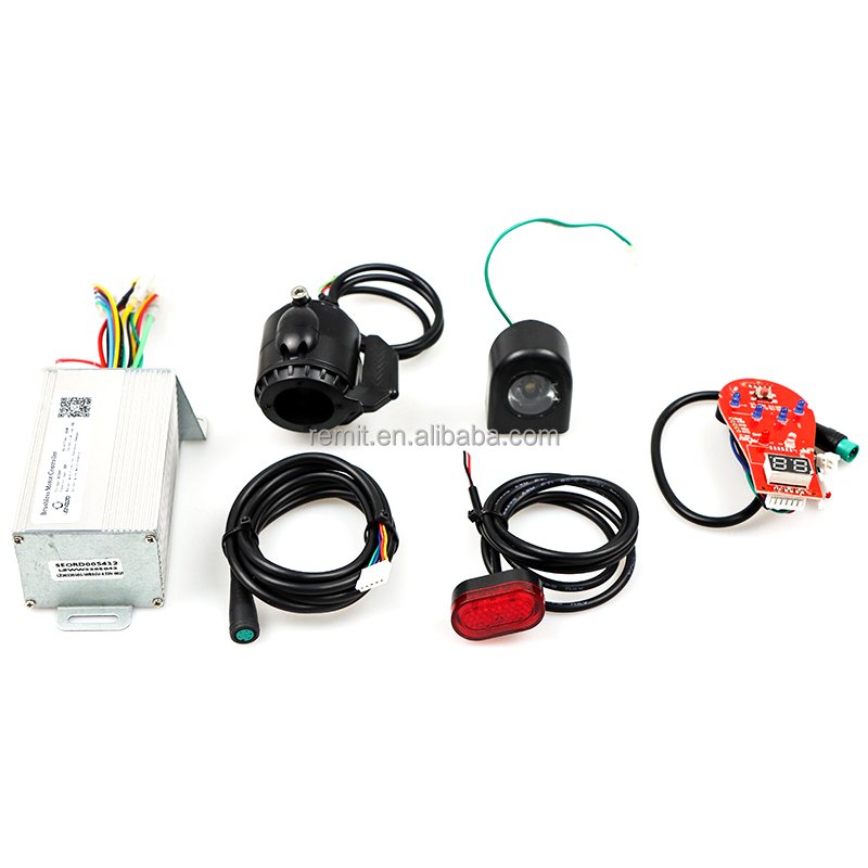 Electric Scooter Accessories for Controller and Dashboard Brake Throttle Front and Rear Lights Kit M365 1S PRO