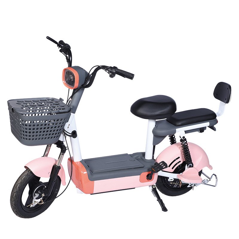 New two-wheeled small electric scooter for men and women battery lead-acid tram ultra-long life outdoor battery car