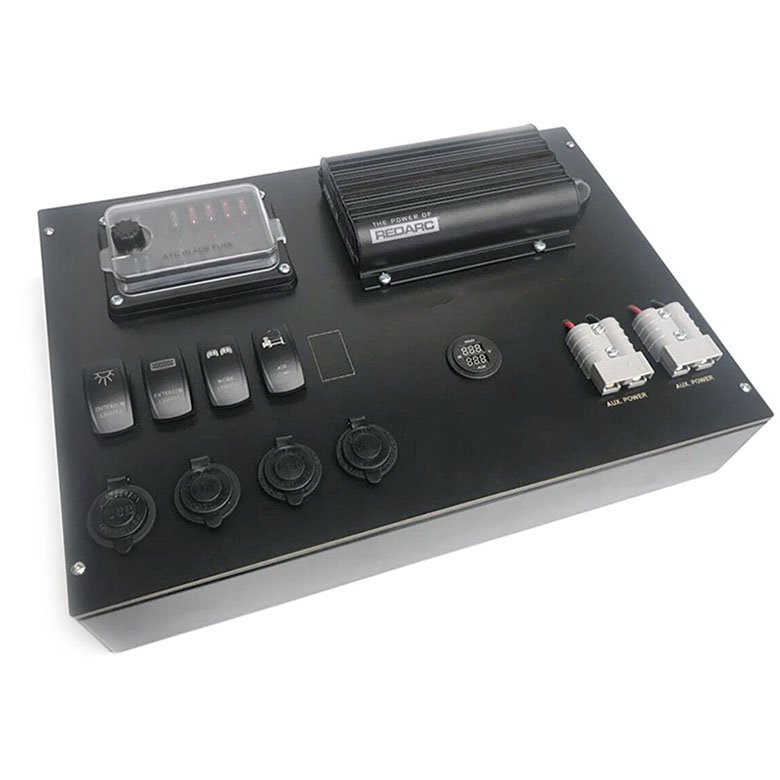 Dc 12V Auto Setup Switch Board Ander Plugs Power Meter Electronics System Power Solar Accessory Distribution Control Box