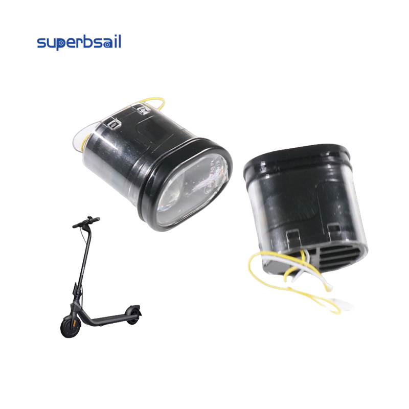 Superbsail Scooter front Light With Wire Waterproof Rear Fender Light For Nine-bot E2 e2 plus Scooter Replacement