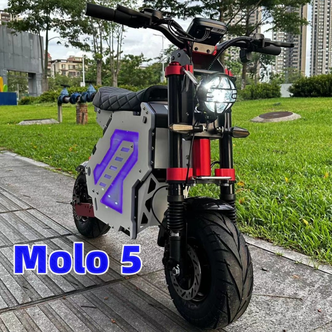 High Speed Electric Scooter Dual Motor 100-120Km Long Range 72V 10000W 13'' Big Wheel 60V 7000W 15000W Ebike E Scooter With Seat