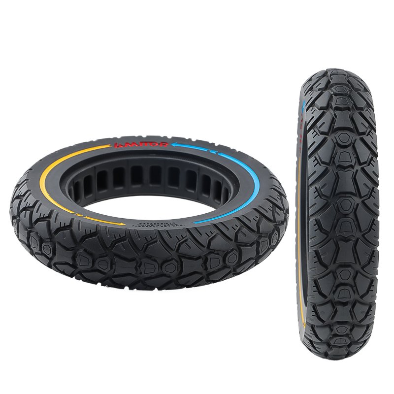 Factory Wholesale 10 Inch Color Solid Tires 10*2.125 /250*54 Off-road Solid Tire For F30/f40 Electric Scooters Spare Parts