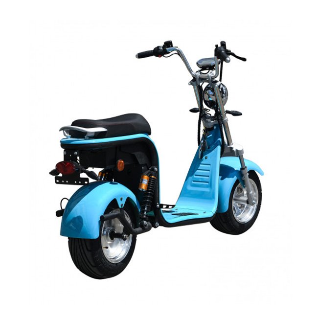 Eec Coc 60v 1500W Electric Scooter Citycoco Fat Tire Motorcycle for adult