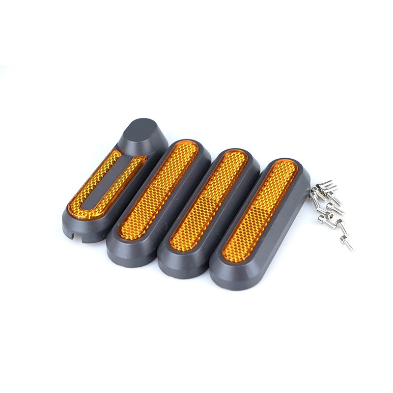 Electric Scooter Decorative Shell Reflective Parts Shining Sticker 4 Pieces Decorative Shell Reflective Strip For M365 1s
