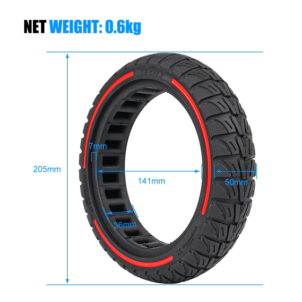 8.5 inch inner wear-resistant rubber tire for scooter Cityneye M365 tire 8.5x2 wheel tire