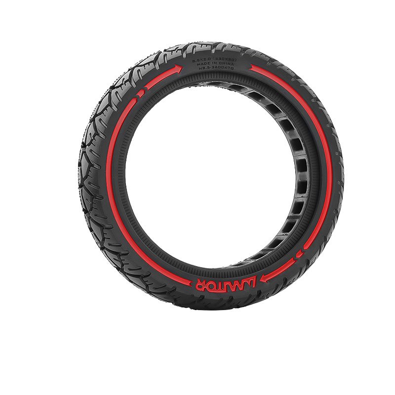 8.5 Inch X2.0 Scooter Solid Tire Amitor Electric Scooters Off-road Solid Rubber Tire Red Trim M365/pro Scooter 8 1/2x2.0