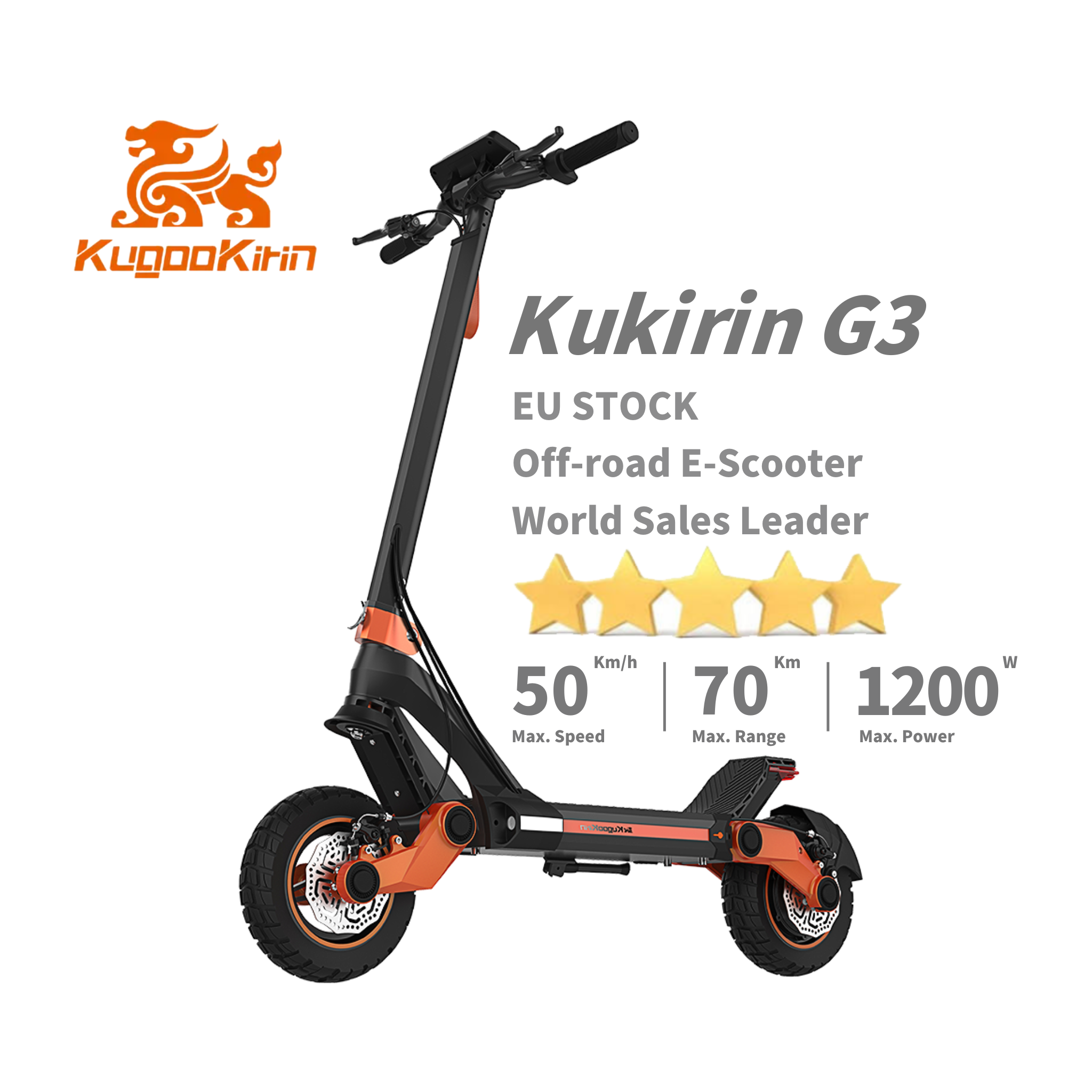 KugooKirin Patinete El Ectrico Kukirin G3 Con Sillin Electric Scooters 1000W