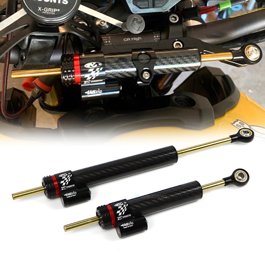 Universal Carbon Fiber Steering Damper for Motorcycle Stabilizer for Scooter CNC Aluminum Safety Control Motor Accessories