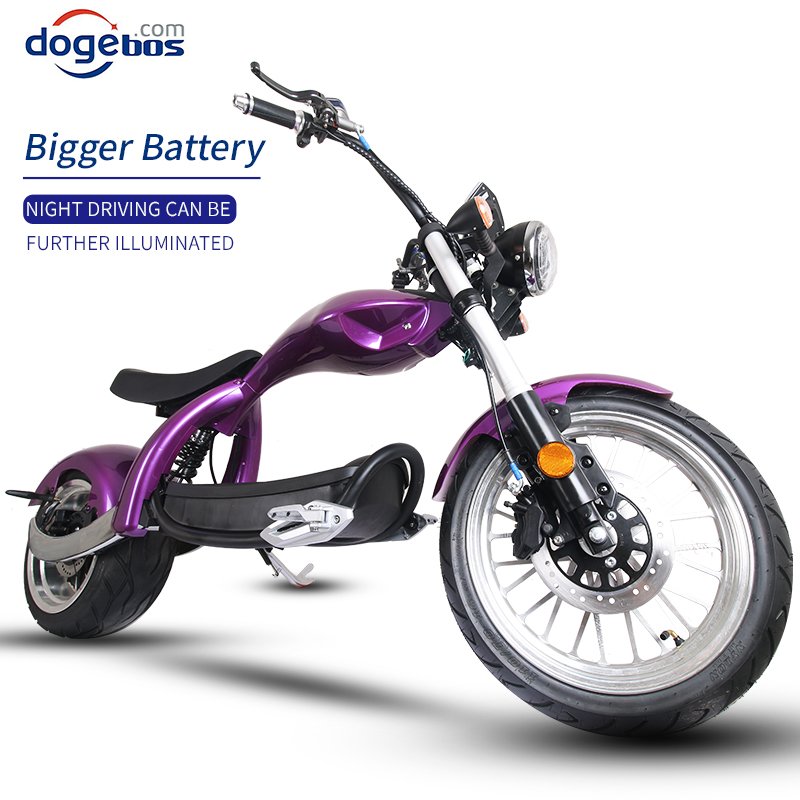 New 2 Wheel Fat Tire Popular Citycoco Electric Scooter 2000W for Adult