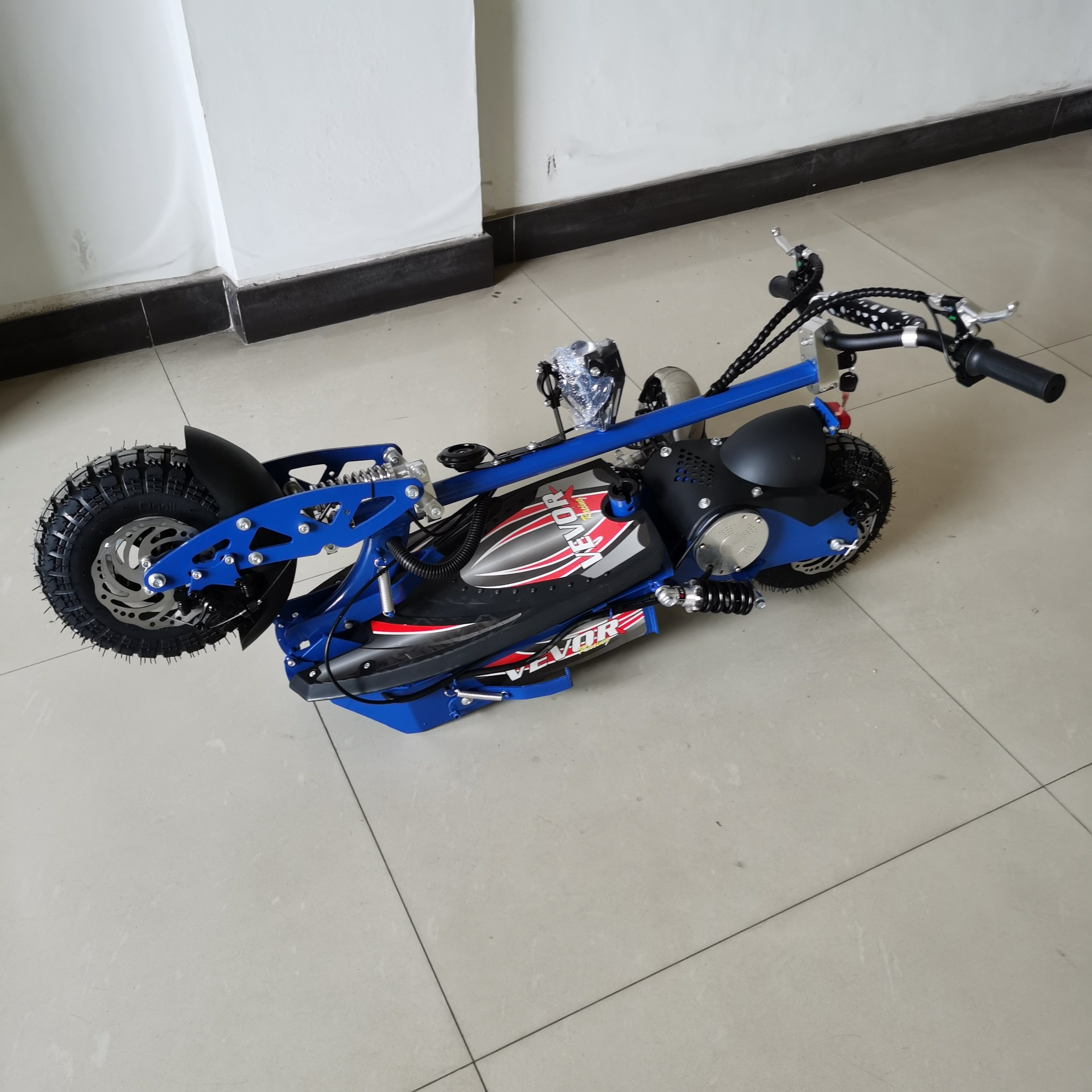 48v 1600W Brushless motor 2 wheel off road electric scooter