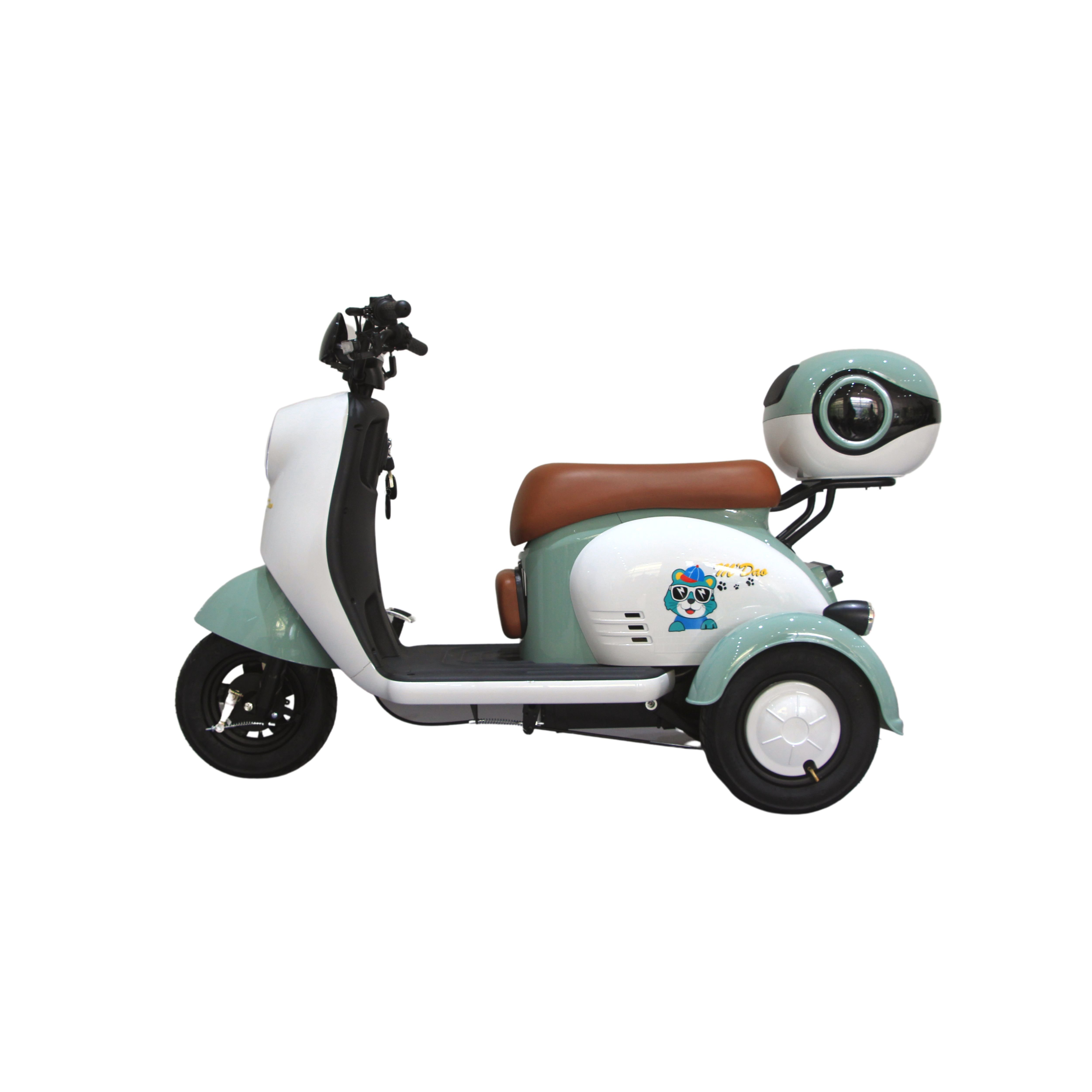 Cheaper factory direct sell 72V 500W electric tricycle bike three wheel electric scooter motorcycles scooters electric for adult