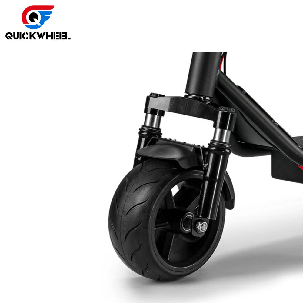 Quickwheel 36V 500W Eu 35 Km/H Adult Pedal Assist Electric Scooter With Throttle Four Wheel Electric Scooter