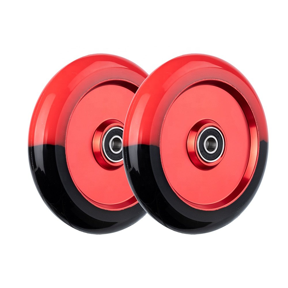 Huoli Pro Scooter Parts Wheels 110*24mm Stunt Kick Freestyle Scootering Wheels With ABEC-9 Bearings Industry Wholesale Price