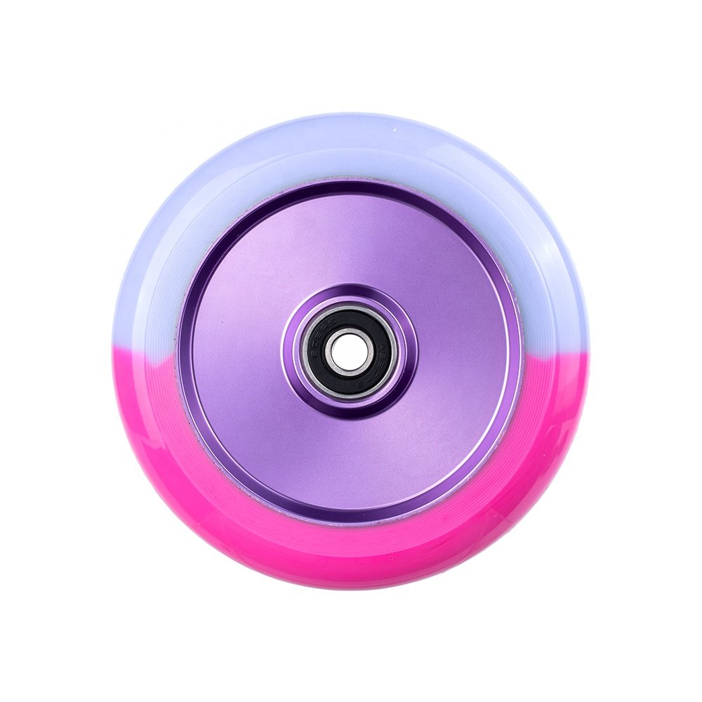 Huoli Pro Scooter Parts Wheels 110*24mm Stunt Kick Freestyle Scootering Wheels With ABEC-9 Bearings Industry Wholesale Price