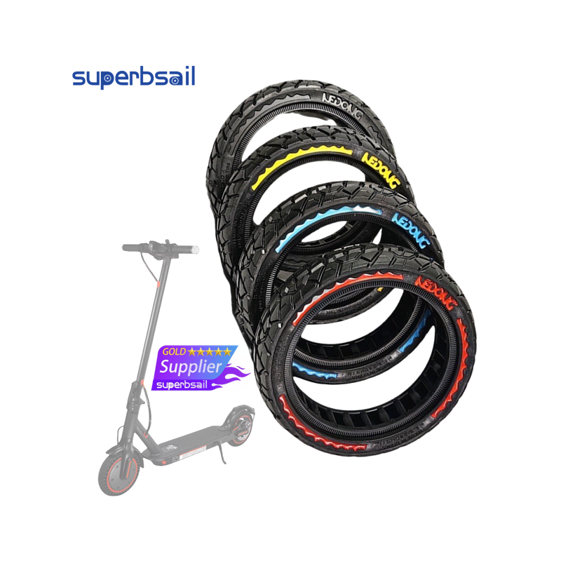 Superbsail E-scooter 10 Honeycomb Solid Tyre 10*2.5 Inch Thickened Vacuum Tire For Electric Scooter Accessories