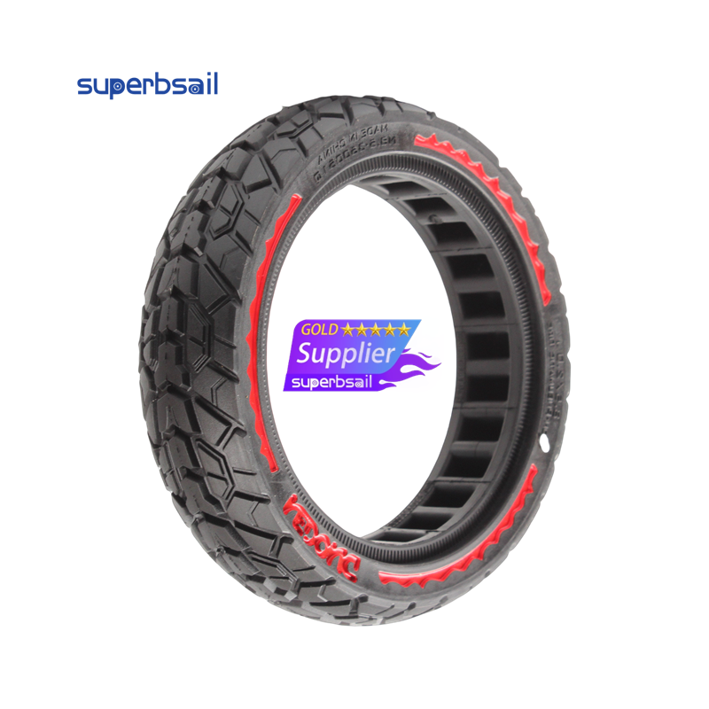 Superbsail E-scooter 10 Honeycomb Solid Tyre 10*2.5 Inch Thickened Vacuum Tire For Electric Scooter Accessories