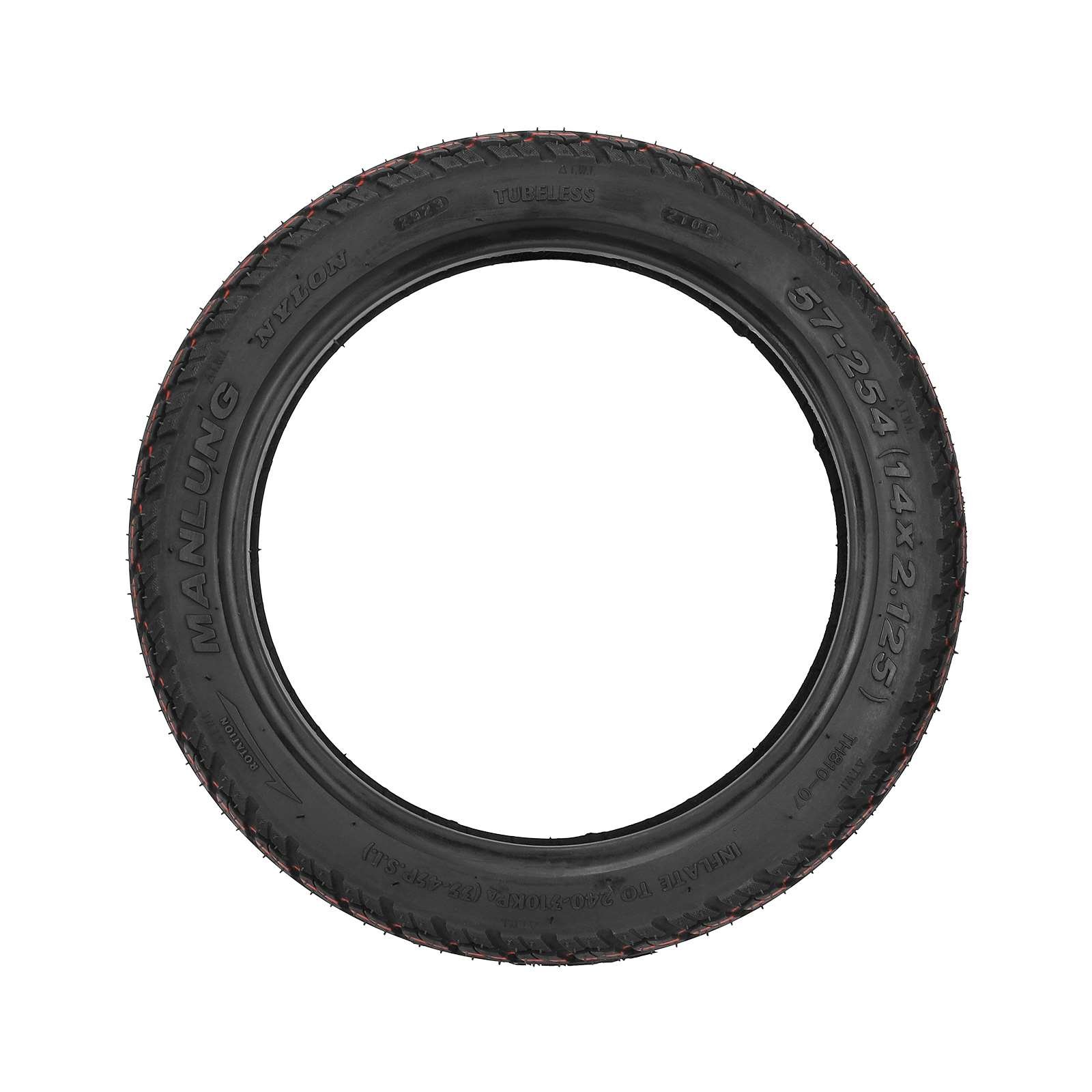 Ulip 14*2.125 Tubeless Tire TH810 Pneumatic Thickened Vacuum Tires for 14 inch Electric Scooter High Quality Used Car Tyres