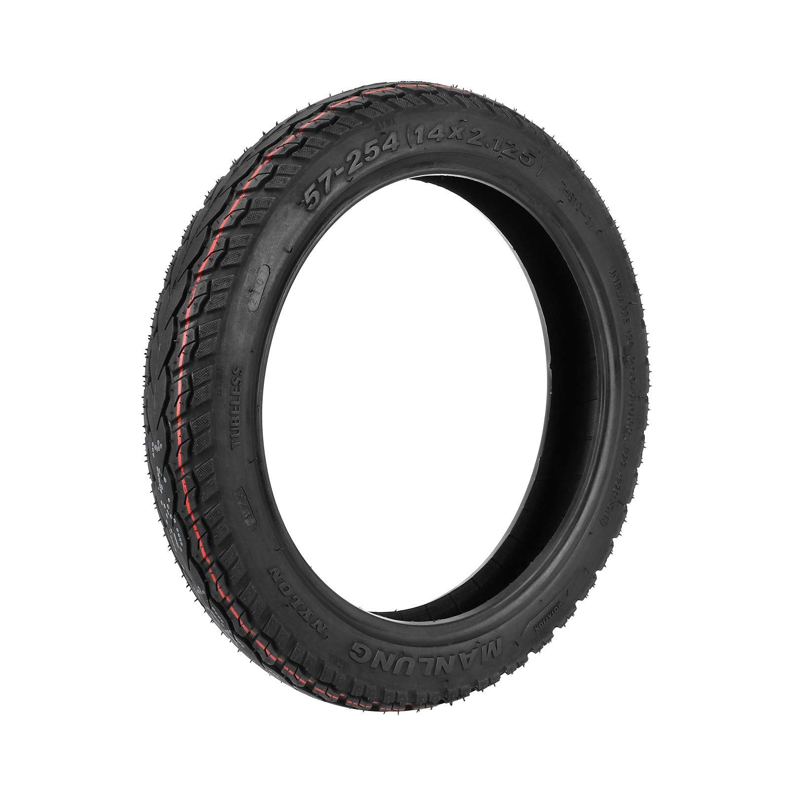 Ulip 14*2.125 Tubeless Tire TH810 Pneumatic Thickened Vacuum Tires for 14 inch Electric Scooter High Quality Used Car Tyres