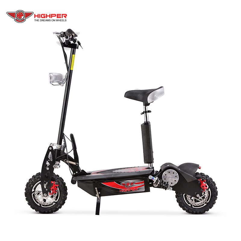 1000W 2000W 36/48V Adult Electric Scooter with 12" Wheel (HP107E-C)