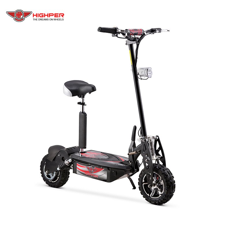 1000W 2000W 36/48V Adult Electric Scooter with 12" Wheel (HP107E-C)
