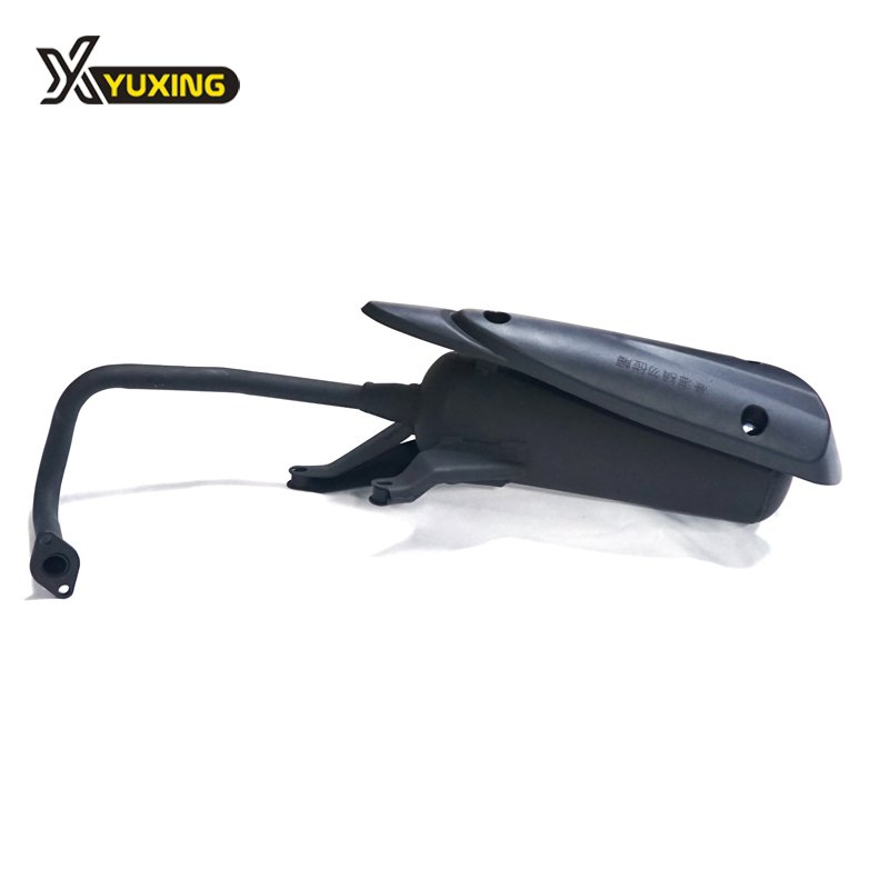 High Quality Black 50mm Muffler GY80 80CC GY6 Scooter Muffler muffler 50mm Exhaust Pipe With Scald Proof Board