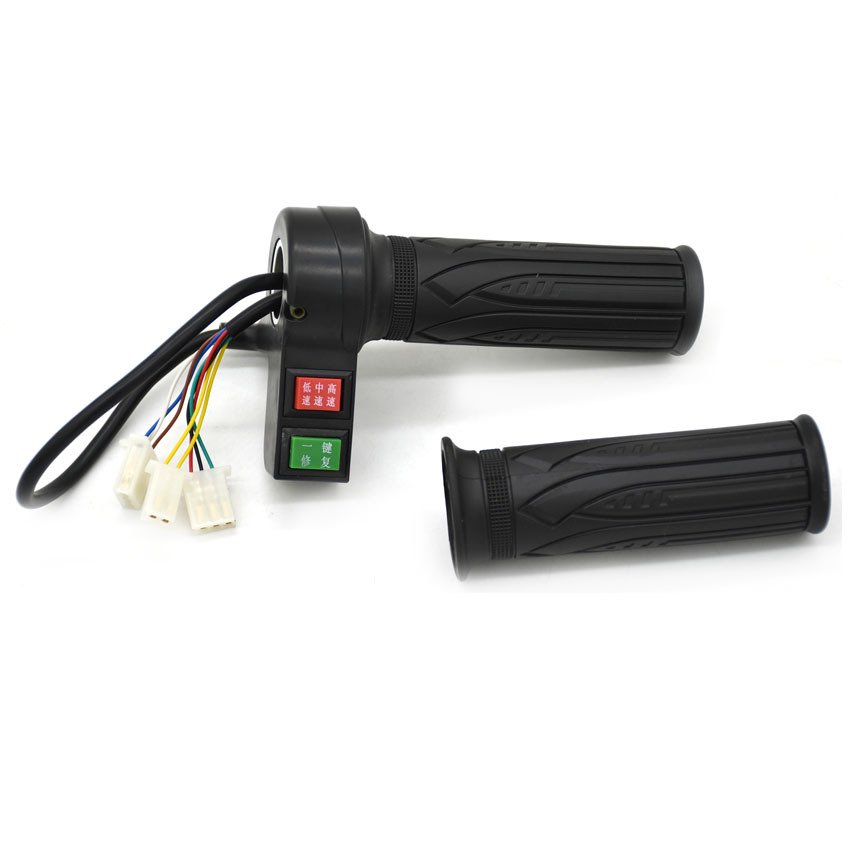 24 36 48 60 72V Universal Voltage Twist Throttle for Electric Bike Scooter Mtb Parts Rolling Handlebar Grips