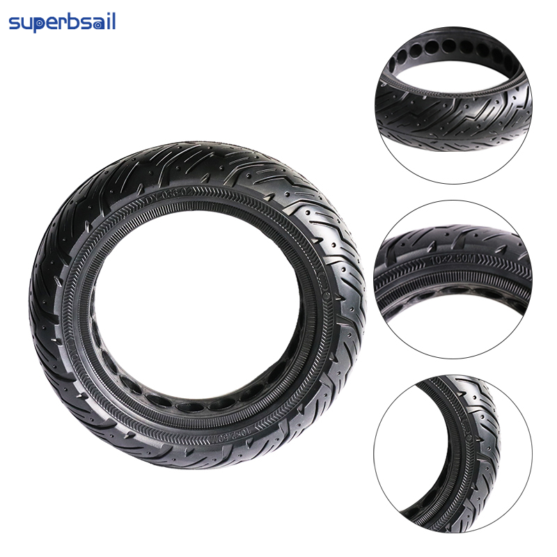 Superbsail EU10x2.5 10 Inch Honeycomb Solid Tire For Ninebot Max G30 Electric Scooter Explosion-proof Tyre Accessories