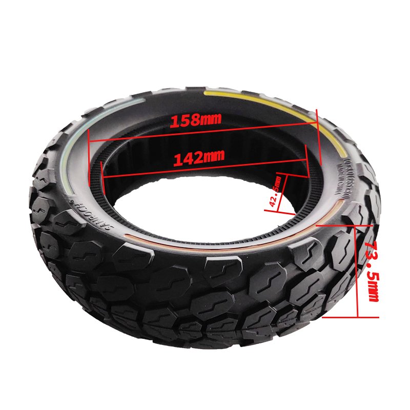 Rubber Non-Slip Solid Tyre Electric Scooter 10X3.0 Solid tire For ZERO E-Scooter KUGOO M4 g2 max Electric Scooter Parts